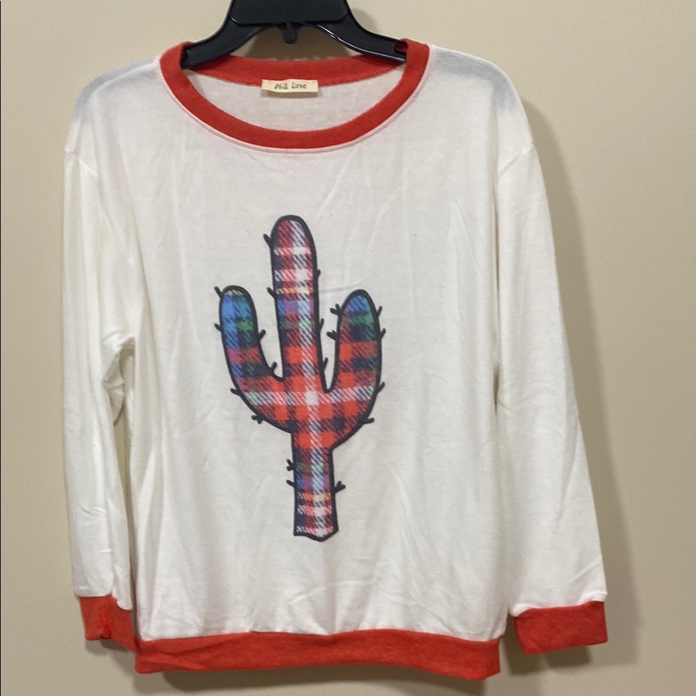 NWOT Phil Love long sleeve top small